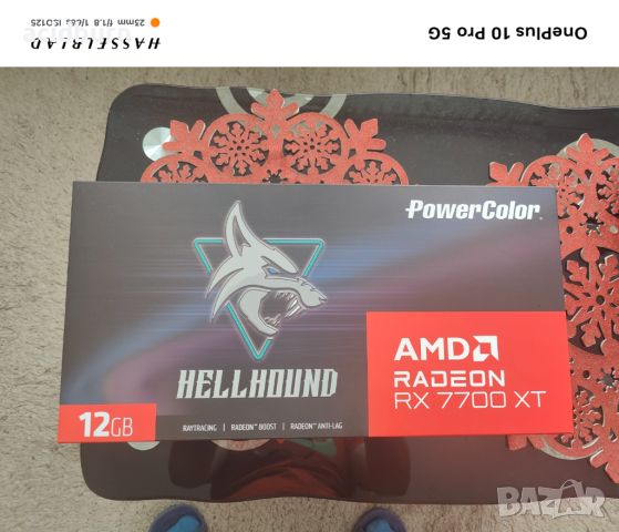Продавам Чисто нова видео карта POWERCOLOR AMD RADEON RX 7700 XT Hellhound 12GB 