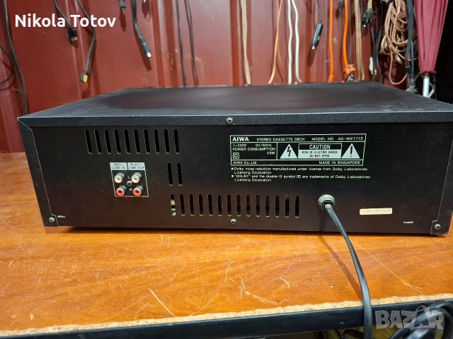 Продава се двукасетен дек Aiwa AD-WX777 Z. , снимка 5 - Декове - 54060248