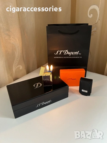 S.T. Dupont Ligne 2 Padron – 2 пламъка, пълен комплект, снимка 9 - Запалки - 53891379