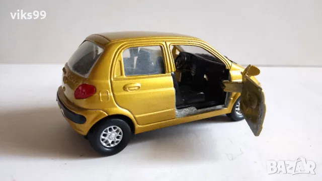 Daewoo Matiz CM Toys Made in Korea Мащаб 1:32, снимка 4 - Колекции - 49285340