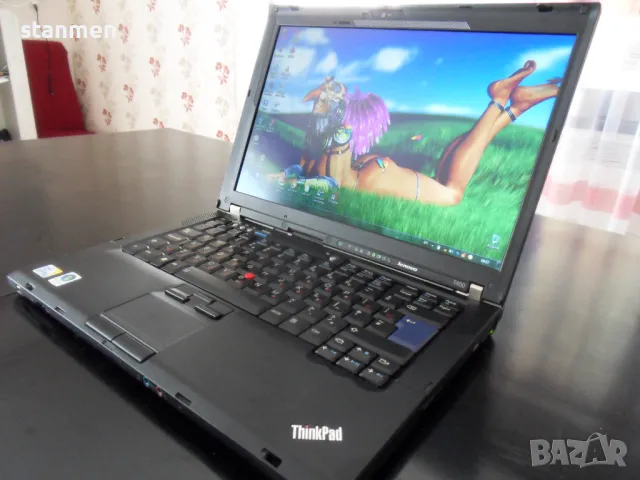 Продавам лаптоп Lenovo ThinkPad T400/мат14сКам/2х2.4Ghz/4gb/320gb/Профилактиран/DVDrw  , снимка 1 - Лаптопи за дома - 47143639