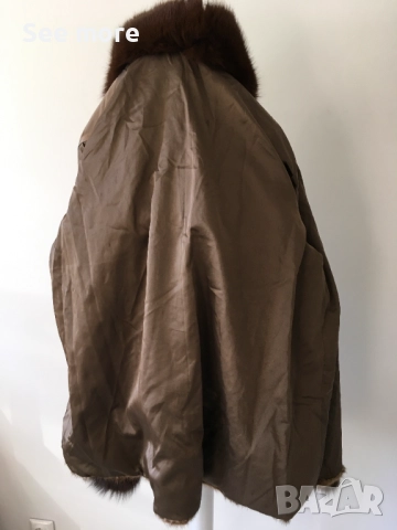 Палто норка и естествен косъм лисица L, снимка 7 - Палта, манта - 52586956