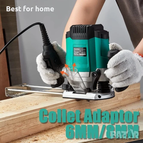 STANEW Електрическа вертикална фреза 1200 W 16000-30000 об/мин, снимка 6 - Други инструменти - 50605103