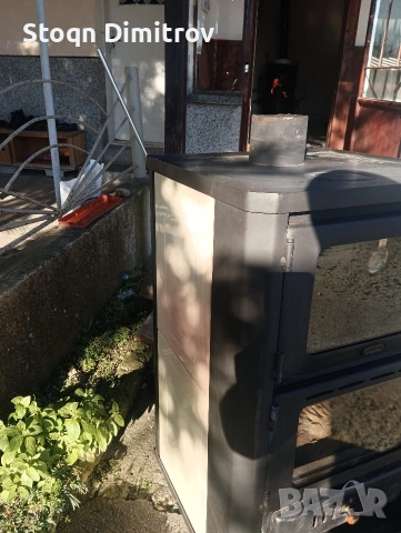 камина с водна риза, снимка 3 - Отоплителни печки - 53474814
