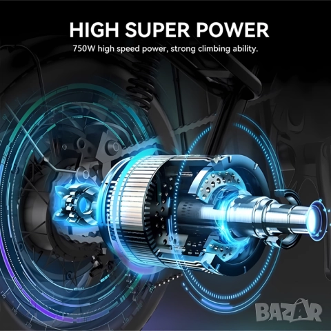 Електрически велосипед/колело RIDING TIMES Z8S 750W 20.8AH, снимка 3 - Велосипеди - 52239971