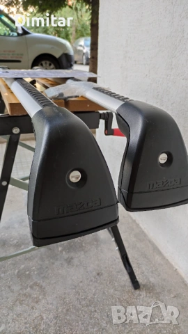 Mazda 5 CW Оригинален багажник за покрив (напречни греди, релси, рейлинг) , снимка 15 - Аксесоари и консумативи - 54039967