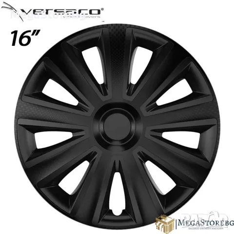 Тасове за джанти 16'' Versaco Carbon Aviator - Black, снимка 1 - Аксесоари и консумативи - 46883466