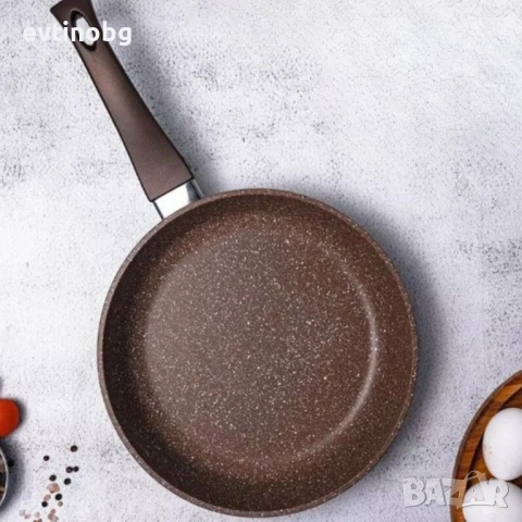 Гранитен тиган Olina – здравина и удобство в кухнята, снимка 4 - Съдове за готвене - 53890995