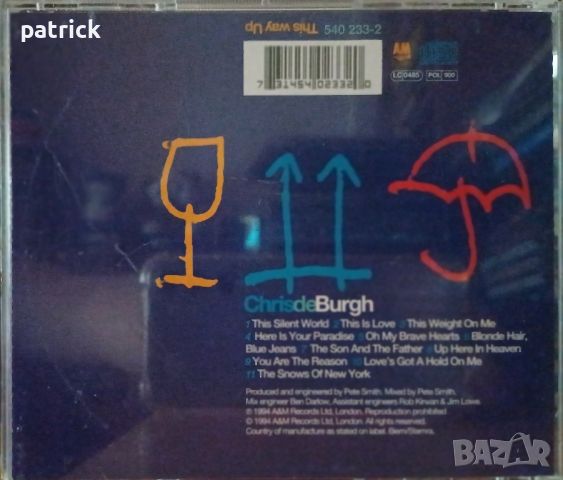 Chris De Burgh , снимка 9 - CD дискове - 46292537