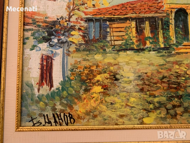 БОРИСЛАВ ЦАНОВ масло/платно пейзаж , снимка 3 - Картини - 53122780