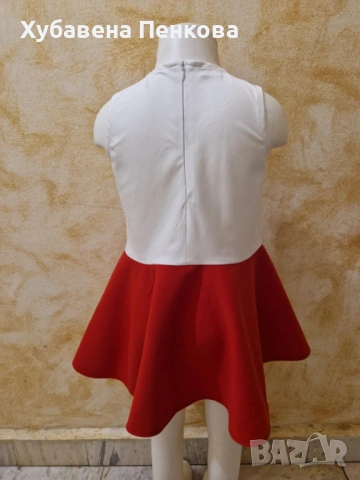 Детска рокличка с машинна бродерия, снимка 2 - Детски рокли и поли - 54058712