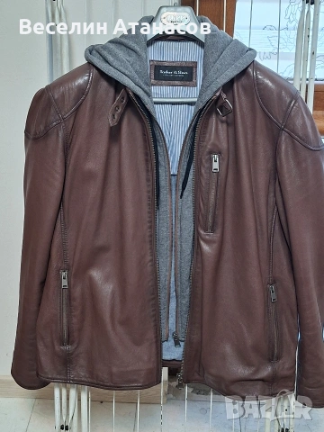 мъжко яке естествена кожа, снимка 3 - Якета - 53843901
