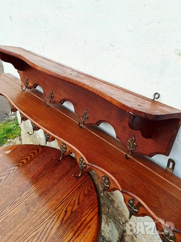 Масивни стенни закачалки/ лавици, снимка 7 - Закачалки - 54025610