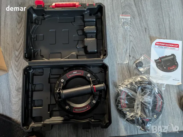 ZHJAN 20 см вендузи за стъкло с кутия за носене, товароподемност 160 кг (2 броя), снимка 8 - Други инструменти - 49885905