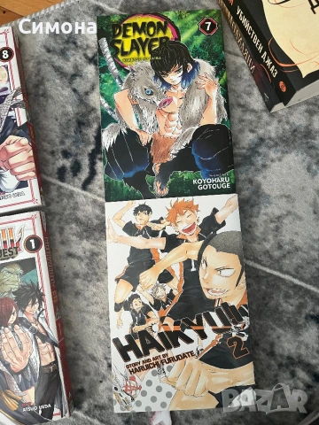 Манга (fairy tail, Demon slayer, Haikyu), снимка 2 - Списания и комикси - 53400888