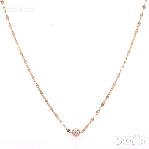 Златнo колие 1,15гр. 45,0см. 14кр. проба:585 модел:34382-4