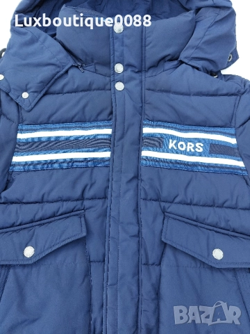 Използвано в отлично състояние зимно пухено непромокаемо яке Michael Kors L , снимка 4 - Якета - 52174145