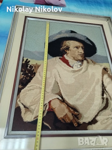 Гоблен на Йохан Волфганг фон Гьоте , снимка 8 - Гоблени - 53331478