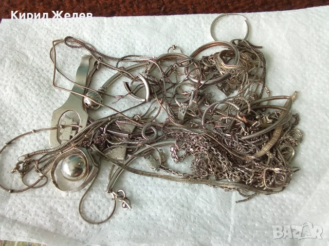 100 грама сребърни накити за поправка за реставрация за части или за материал 45360, снимка 6 - Колиета, медальони, синджири - 54212571