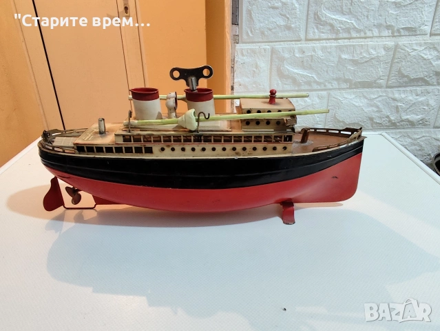 Механична Играчка Парен Лайнер Германия., снимка 5 - Колекции - 53087869