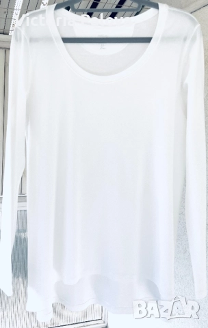 Луксозна бяла блуза MARC CAIN object for love , снимка 4 - Блузи с дълъг ръкав и пуловери - 52979307