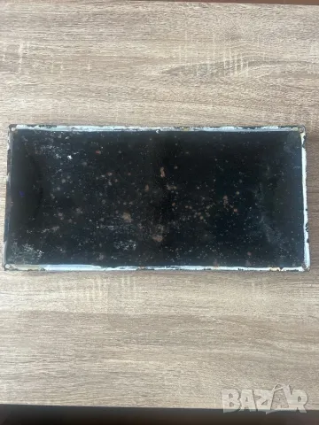 Емайлирана табела БИЛЕТИ / Billets , снимка 2 - Антикварни и старинни предмети - 50307762