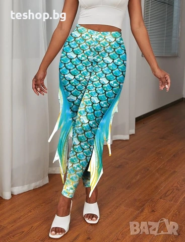 Дамски клин тип русалка SEAUR размер L, снимка 2 - Клинове - 54016343