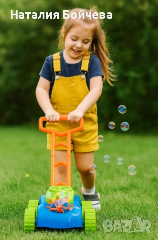 Музикална косачка със сапунени балони, снимка 2 - Музикални играчки - 53381713