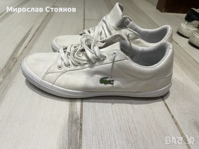 Мъжки кецове LACOSTE 44 номер, снимка 1 - Мокасини - 47829840