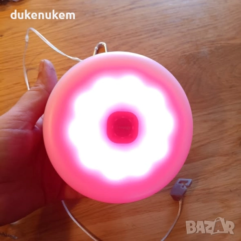 Соларни къмпинг лампички, 2м, 2-в-1, фенер и гирлянд с 8 режима, USB зареждане и дистанционно, снимка 11 - Соларни лампи - 52303362