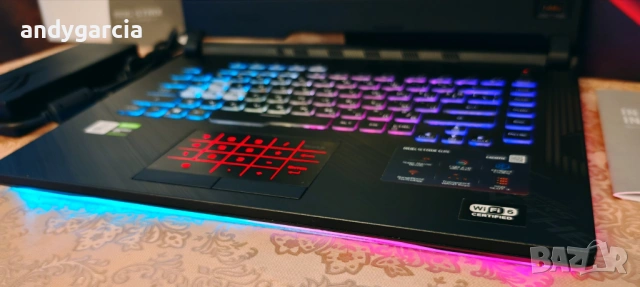 ASUS ROG STRIX G15/ NVidia GTX 1660ti 6GB/Core i7-10750H/16GB RAM/512G SSD/15.6 144Hz FHD IPS, снимка 11 - Лаптопи за игри - 54018651