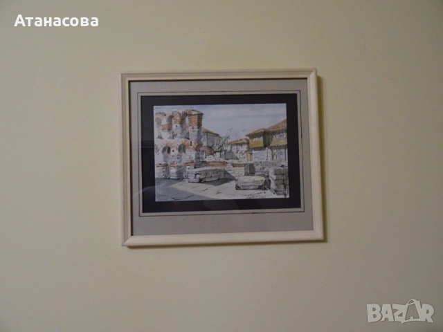 Картина "Несебър" Цветко Димитров 1995 г 