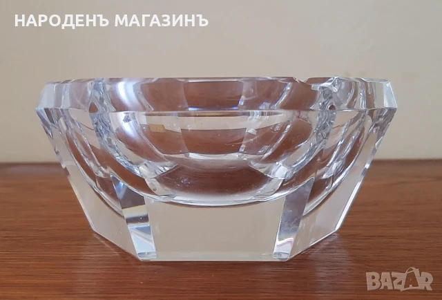 VILLEROY & BOCH – немски кристал пепелник кристален с етикета , снимка 2 - Други ценни предмети - 51032420