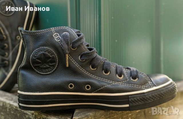 кожени Converce All Star  номер 46- 46,5 кецове / маратонки , снимка 2 - Маратонки - 46202569