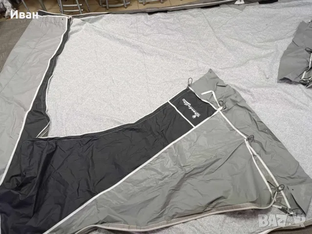 Панорамна тента(форселт) за каравана Isabella Sunshine. Размер: 1050см (1036-1060)см земя-земя, снимка 9 - Палатки - 49664482