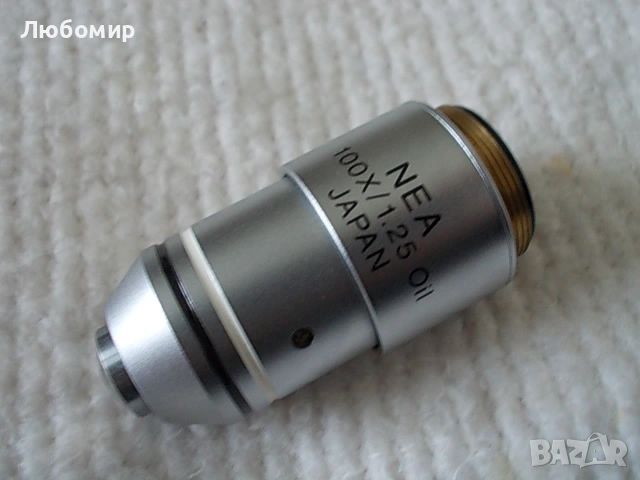 Обектив NEA 100x/1.25 Oil 160/- Olympus Japan, снимка 2 - Медицинска апаратура - 54206470