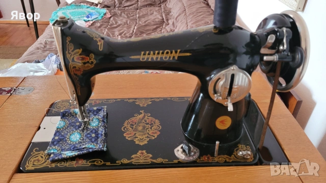 Шевна машина Union –ретро от соца,работеща, здрава. , снимка 5 - Шевни машини - 53498297