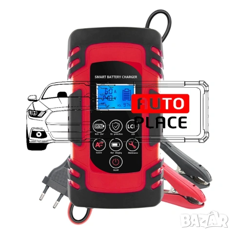 Смарт Зарядно 4AH - 100AH Smart Charger 12V/24V