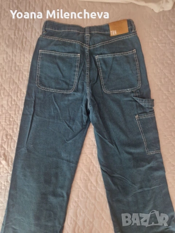 ОКЛАХОМА Varsity тениска в комплект с широки тъмно сини дънки, снимка 4 - Дънки - 53771822