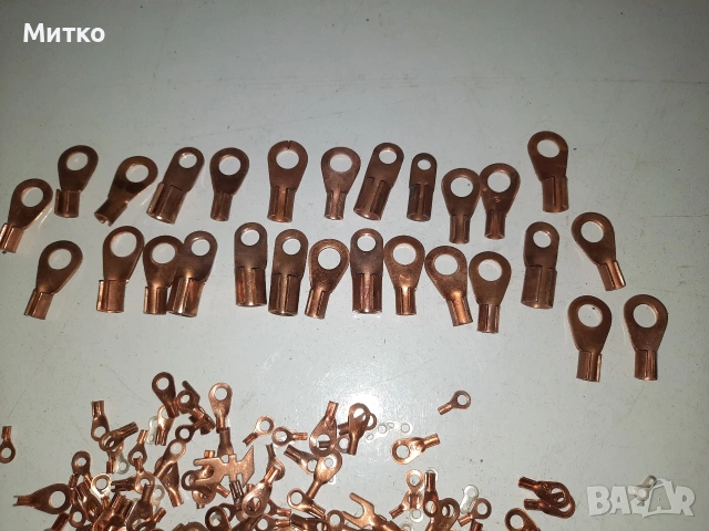 Медни кабелни обувки различни размери, снимка 2 - Кабели - 53611660