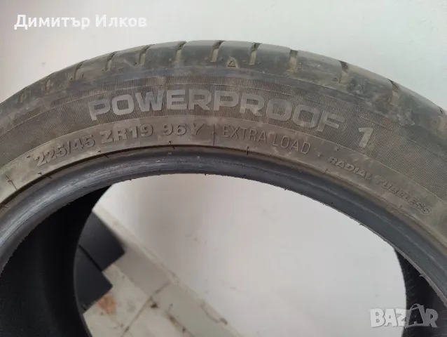 1бр. лятна гума NOKIAN POWERPROOF 1 XL 225/45 R19 96Y, снимка 1 - Гуми и джанти - 46855006