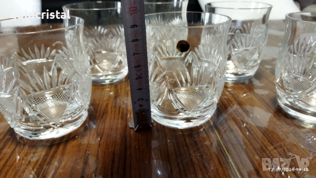 кристални чаши за уиски , снимка 5 - Антикварни и старинни предмети - 24197362