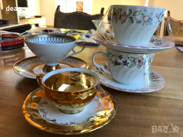 Двоен сет порцеланови чаши, снимка 12 - Чаши - 49728823