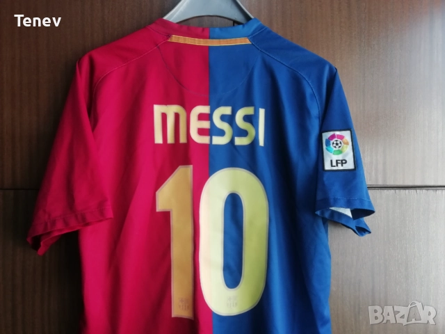 Барселона Меси 2008/2009 оригинална тениска фланелка екип Nike Barcelona Messi , снимка 4 - Тениски - 52921093