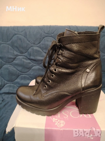 Дамски боти от естествена кожа , снимка 6 - Дамски боти - 52583991