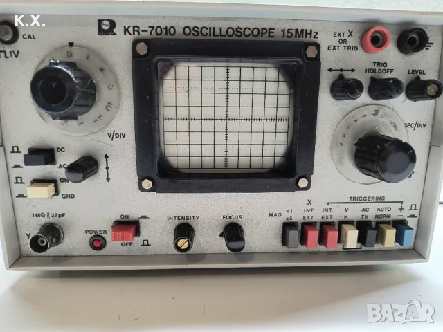 Радиотехника, Осцилоскоп КР 7010 - 15 MHz ( RADIOTECHNIKA OSCILLOSCOPE ), снимка 1 - Друга електроника - 47052434