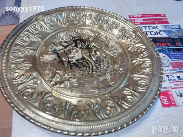 МЕСИНГОВА ЧИНИЯ ЗА СТЕНА 1204261055LCHERY1, снимка 8 - Антикварни и старинни предмети - 54171142