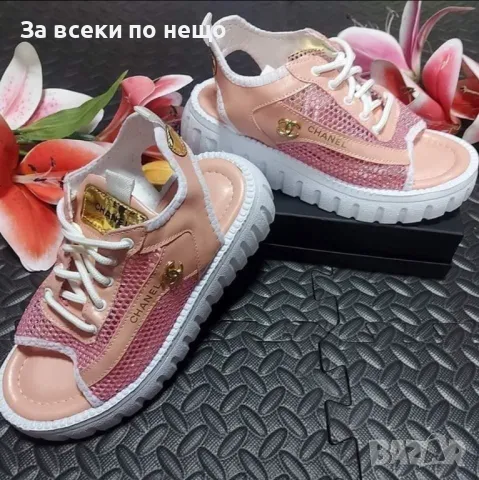 Дамски сандали Chanel - 2 налични цвята, снимка 3 - Сандали - 46870648