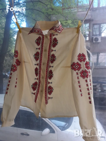 Прекрасна лятна риза за момиче от носия, шевица, снимка 3 - Антикварни и старинни предмети - 53333160