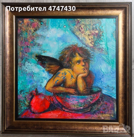 Ралица Бурова картина маслени бои, снимка 2 - Картини - 53617349